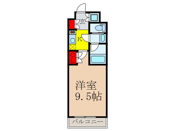 グランハイツ東新宿の物件間取画像